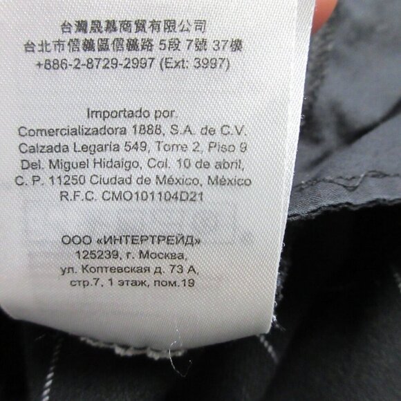 Maje Women's Cold Shoulder Button Down Midi Dress 7 Black Layered Preppy 528 - Picture 5 of 12